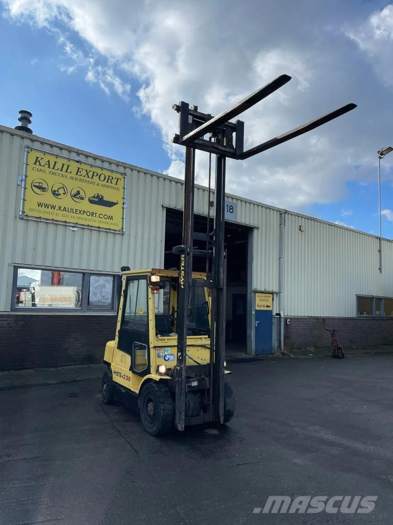 Hyster 2.50 XM Diesel Forklift 2.500KG Side Sift Good Con LPG heftrucks