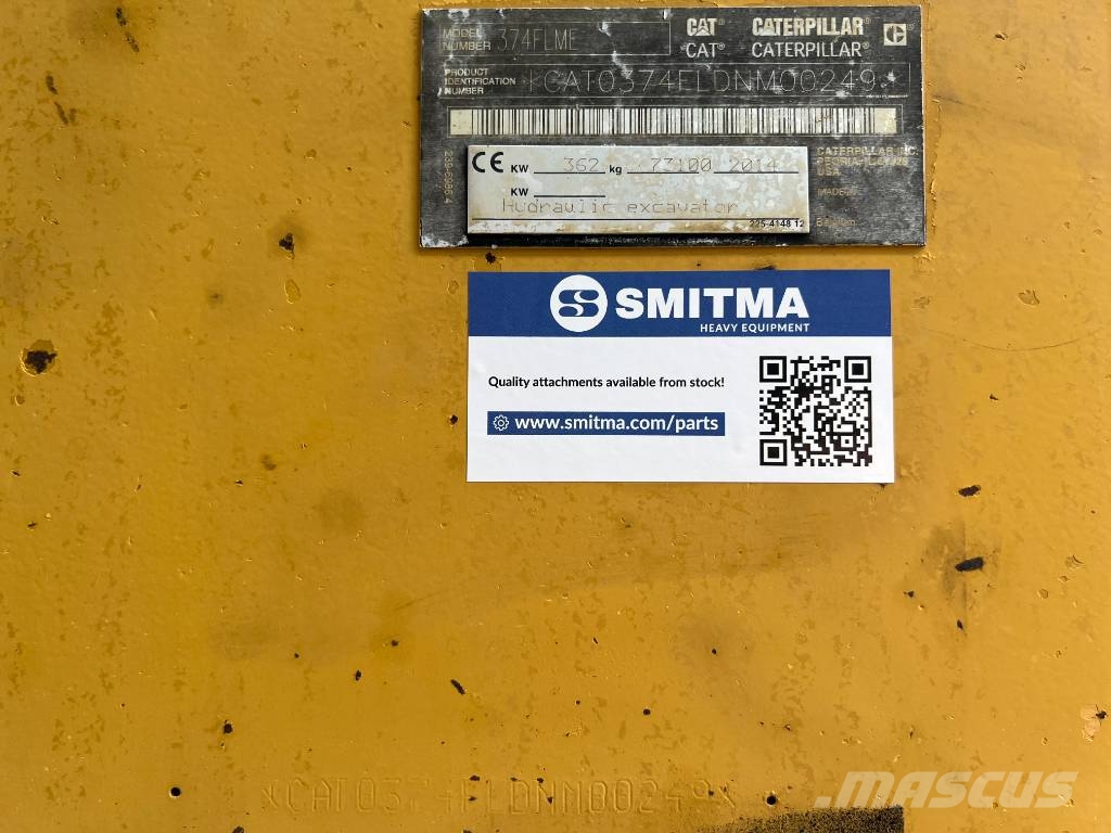 CAT 374FL ME | U/C 70%! Bageri guseničari