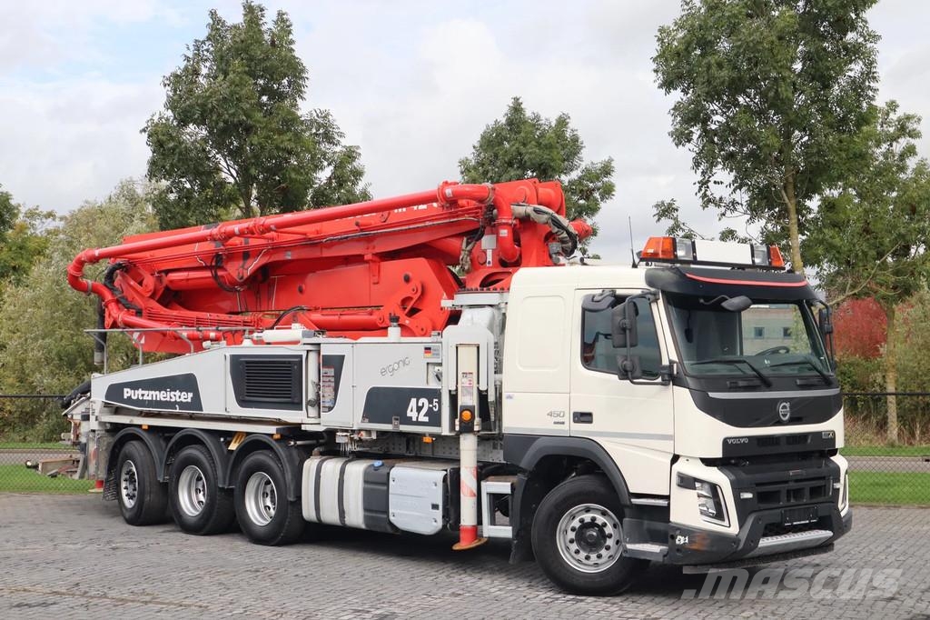 Volvo FMX 450 8X4 EURO 6 PUTZMEISTER M42-5 PROLINE LOW H Pompe à béton