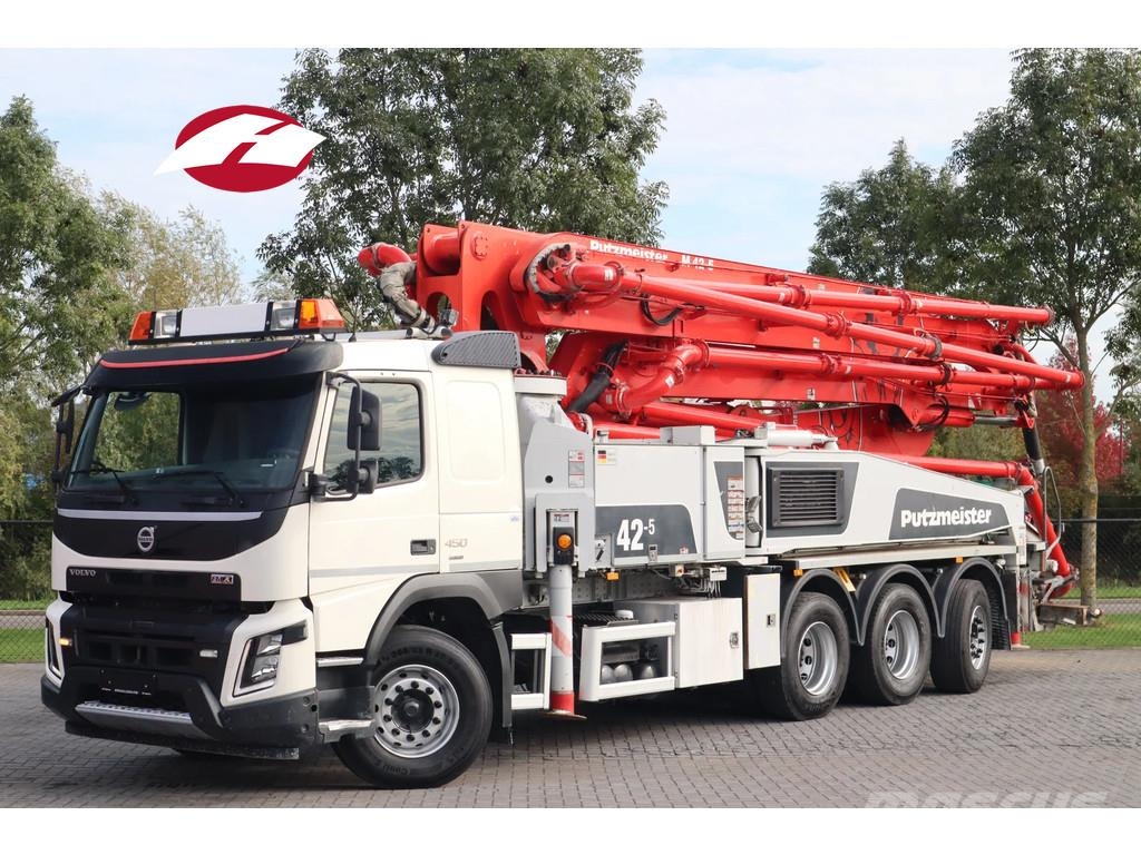 Volvo FMX 450 8X4 EURO 6 PUTZMEISTER M42-5 PROLINE LOW H Pompe à béton