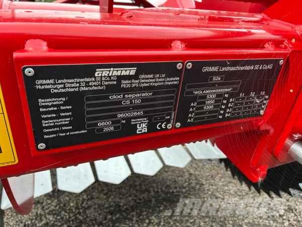 Grimme CS 150, Multi-Web Hybrid Potatisodlingsutrustning - Övrigt
