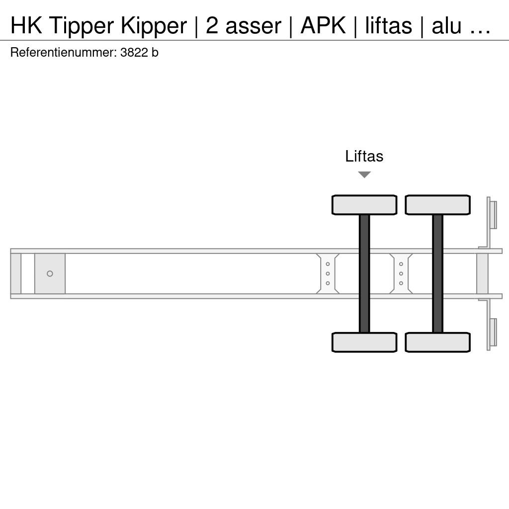 HK TIPPER Kipper | 2 asser | APK | liftas | alu bak | wide s Tipper semi-trailers