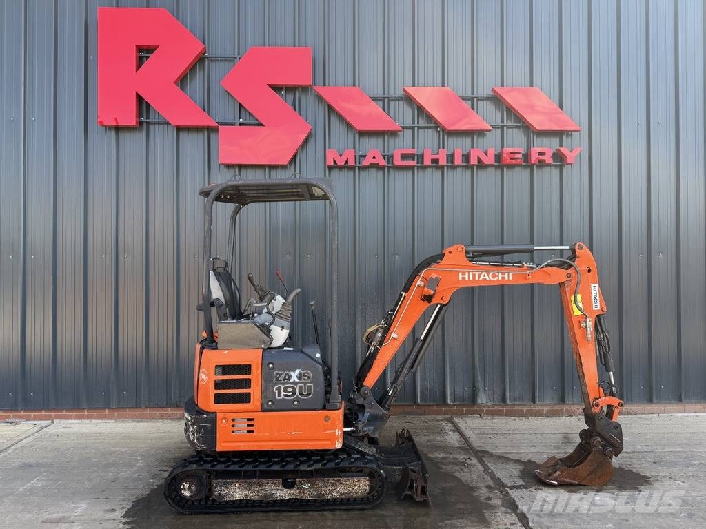 mini Hitachi ZX 19 U-5 1.9t Mini Excavator, 2017, Biggleswade