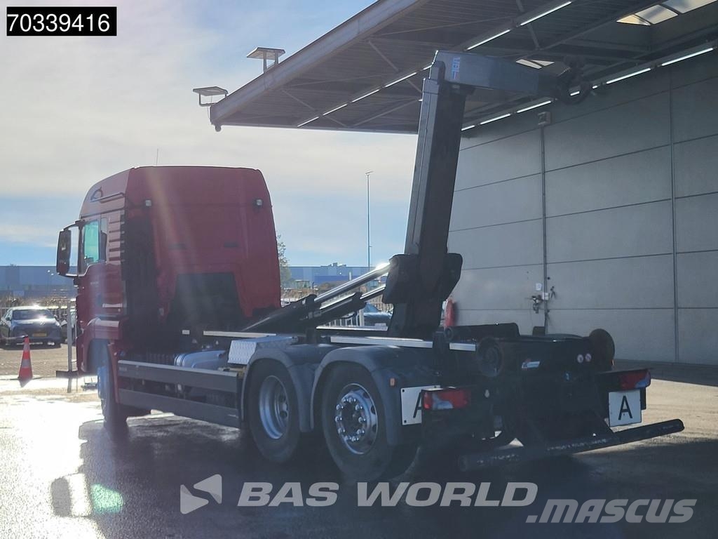 MAN TGS 26.460 6X2 6x2*4 VDL 21t Hook Retarder Manual Vrachtwagen met containersysteem