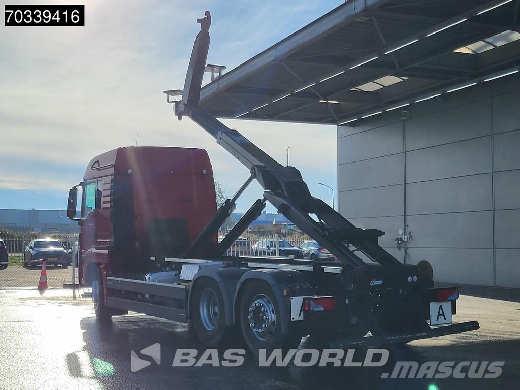MAN TGS 26.460 6X2 6x2*4 VDL 21t Hook Retarder Manual Vrachtwagen met containersysteem