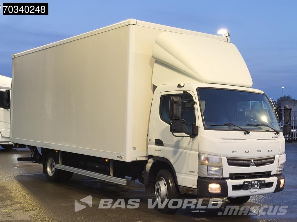 Mitsubishi Canter 7C15 4X2 8tonner 1000kg Ladebordwand Automa Bakwagens met gesloten opbouw
