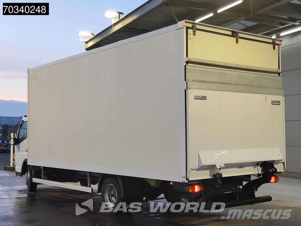 Mitsubishi Canter 7C15 4X2 8tonner 1000kg Ladebordwand Automa Bakwagens met gesloten opbouw