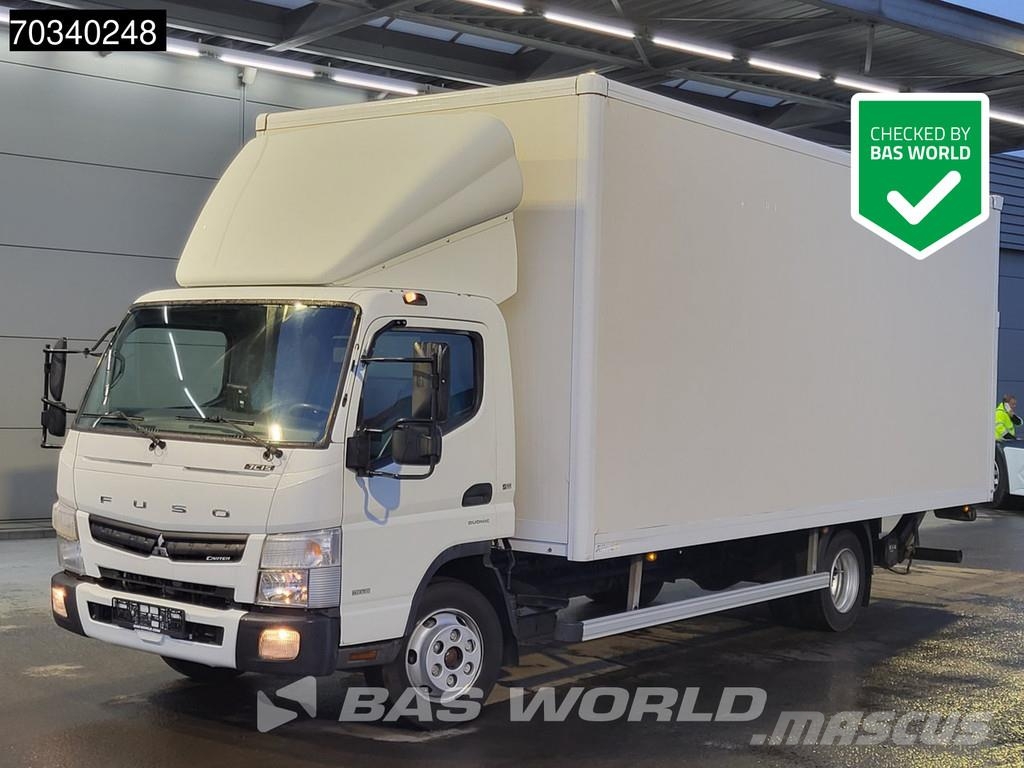 Mitsubishi Canter 7C15 4X2 8tonner 1000kg Ladebordwand Automa Bakwagens met gesloten opbouw
