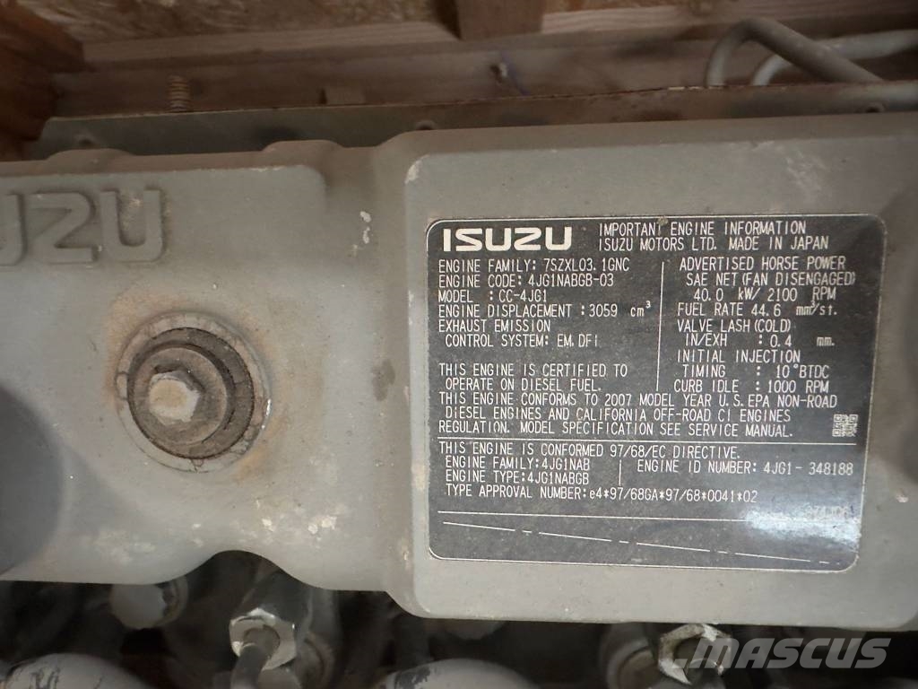 Isuzu CC-4JG1 ENGINE Двигатели