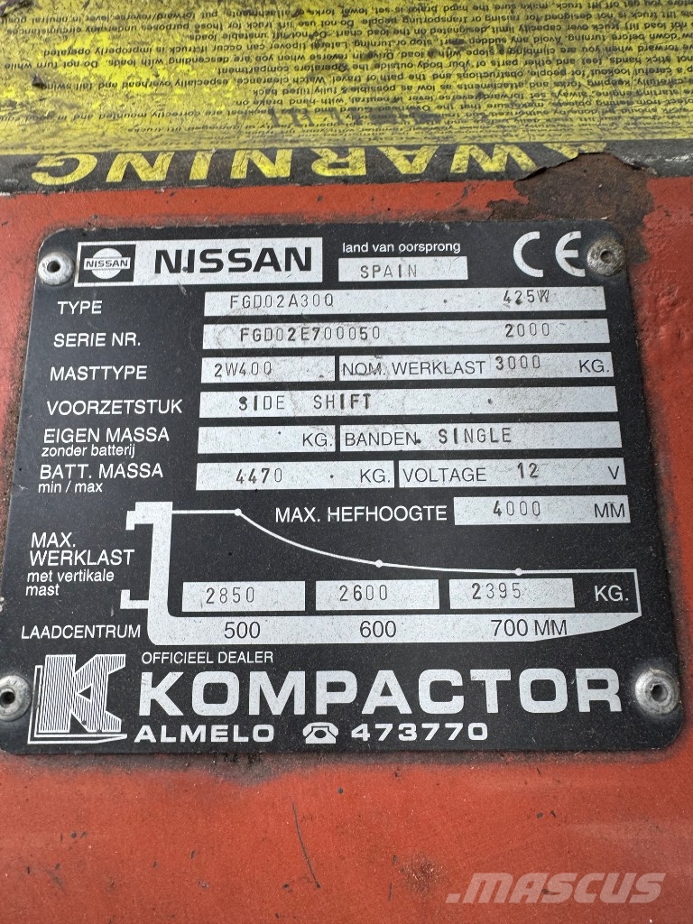 Nissan FGD02 A 30 Q شاحنات الديزل