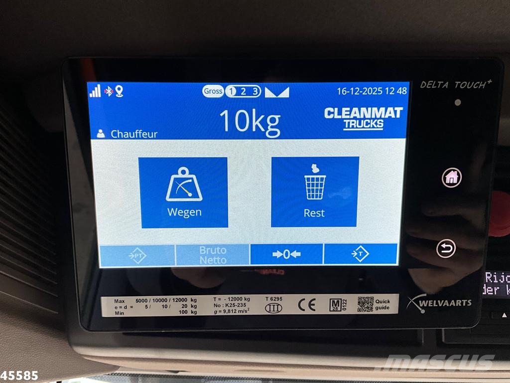 DAF FAG XD 340 Euro 6 Geesink 20m³ Welvaarts weighing Komunalni tovornjaki