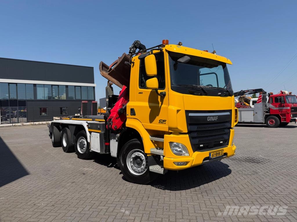 Ginaf X6 4243 CS 8x6 Haaksysteem /Z Kraan Euro 6 Camiones polibrazo