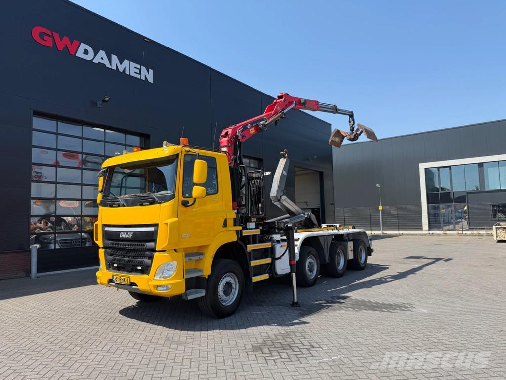 Ginaf X6 4243 CS 8x6 Haaksysteem /Z Kraan Euro 6 Camiones polibrazo