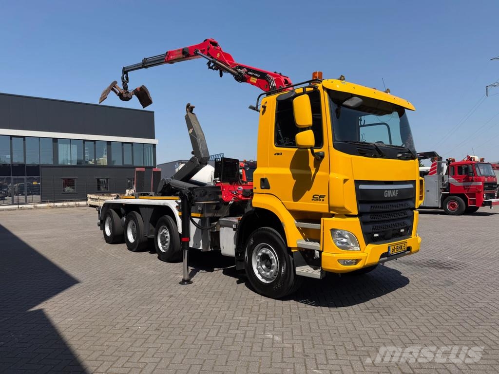 Ginaf X6 4243 CS 8x6 Haaksysteem /Z Kraan Euro 6 Camiones polibrazo
