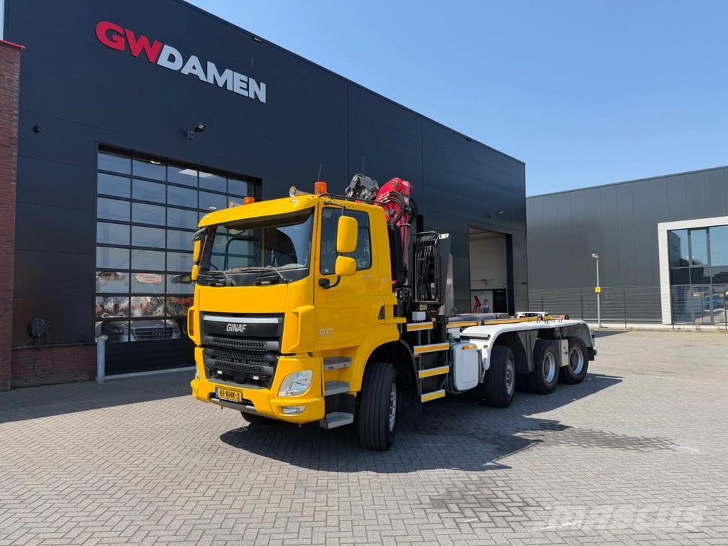 Ginaf X6 4243 CS 8x6 Haaksysteem /Z Kraan Euro 6 Camiones polibrazo
