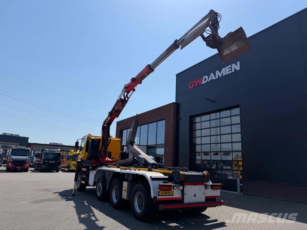 Ginaf X6 4243 CS 8x6 Haaksysteem /Z Kraan Euro 6 Camiones polibrazo
