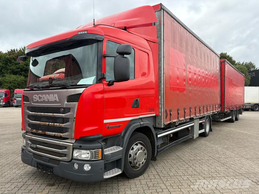 Scania G410 4x2 + Trailer - Crown Edition - Retarder Pritsche & Plane