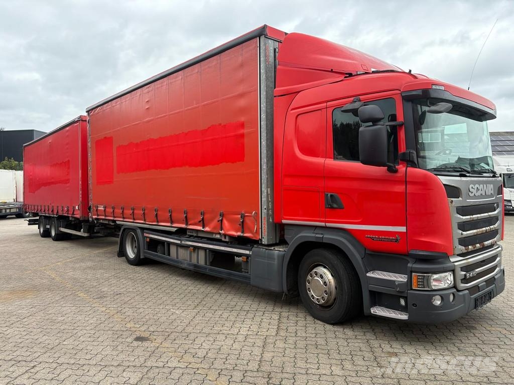 Scania G410 4x2 + Trailer - Crown Edition - Retarder Pritsche & Plane