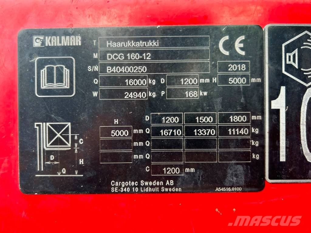 Kalmar DCG160-12 شاحنات الديزل