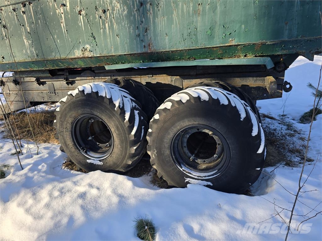  Telivetoinen maansiirtokärry 傾卸式拖車