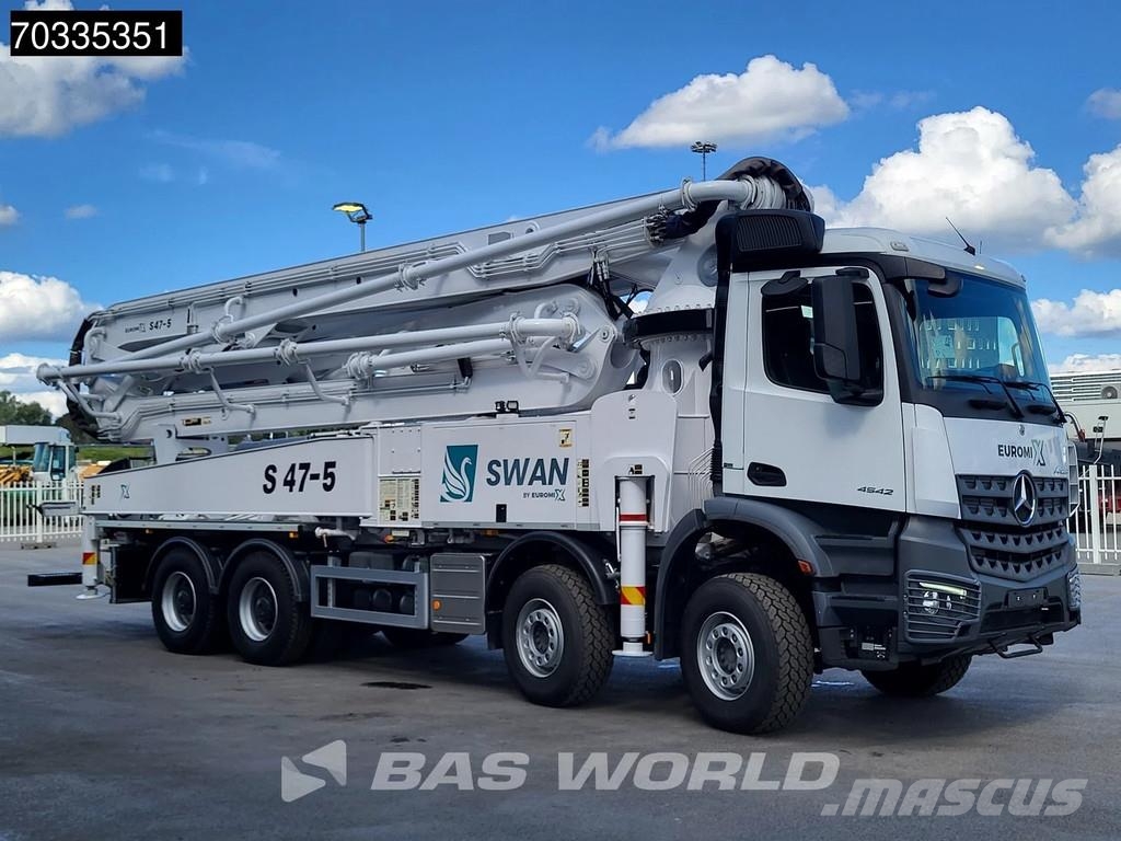 Mercedes-Benz Arocs 4542 8X4 47 mtrs SWAN TSP 47-5 160RZ concret Pompa pentru beton