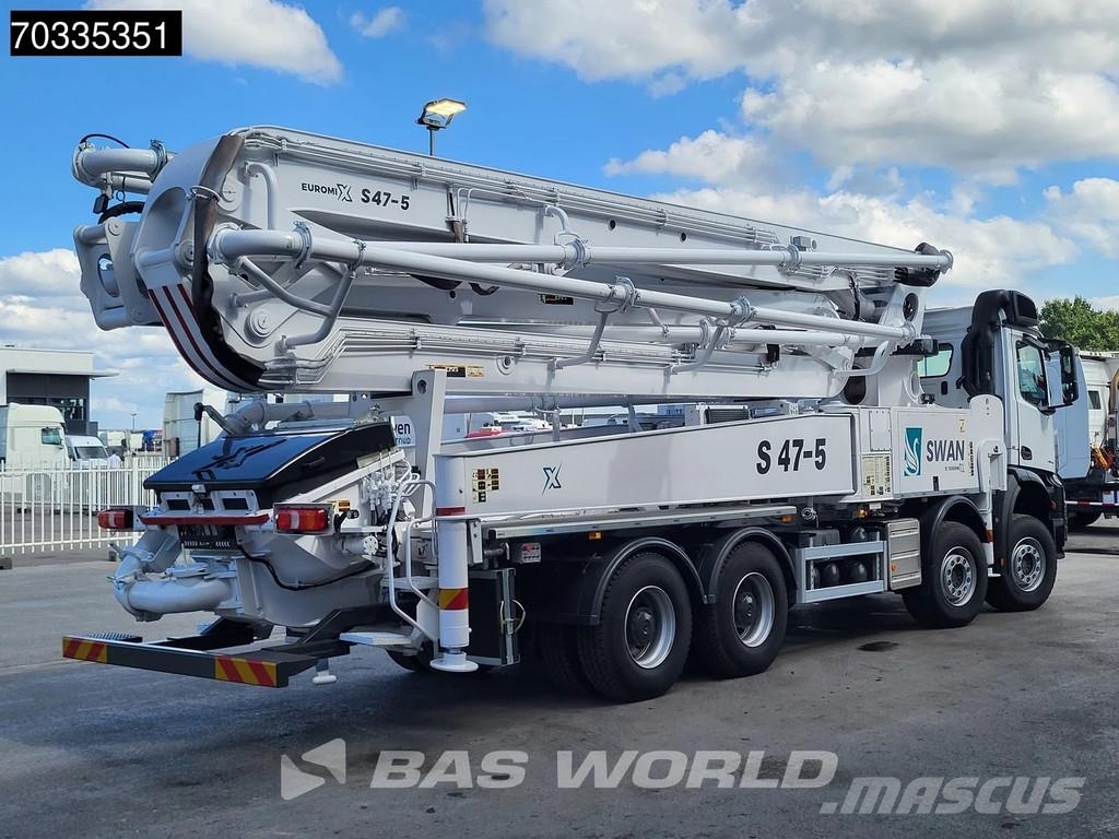 Mercedes-Benz Arocs 4542 8X4 47 mtrs SWAN TSP 47-5 160RZ concret مضخات خرسانة