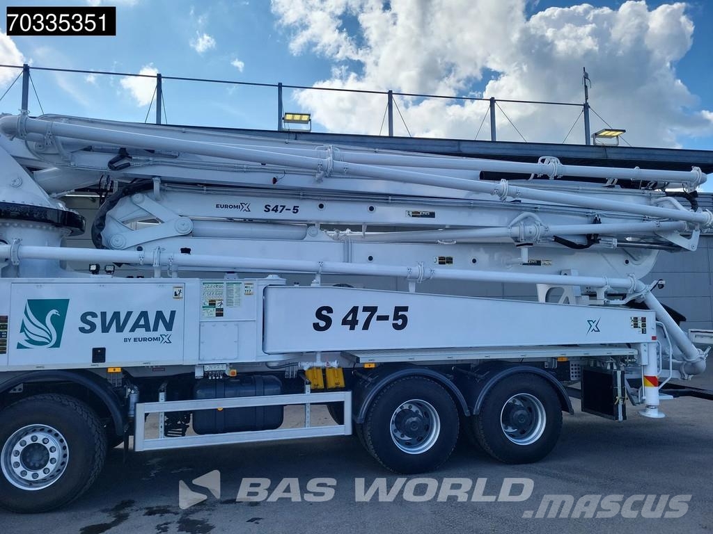 Mercedes-Benz Arocs 4542 8X4 47 mtrs SWAN TSP 47-5 160RZ concret مضخات خرسانة