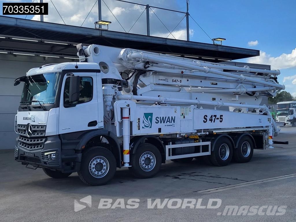 Mercedes-Benz Arocs 4542 8X4 47 mtrs SWAN TSP 47-5 160RZ concret مضخات خرسانة