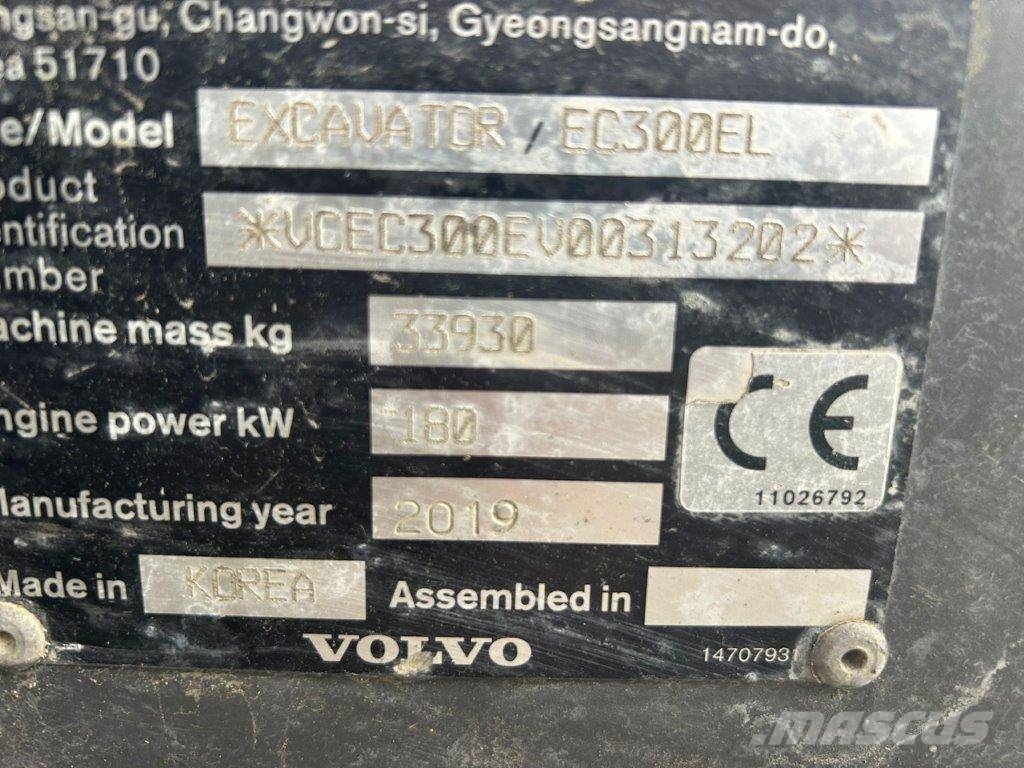 Volvo EC 300 EL Gravemaskiner på larvebånd