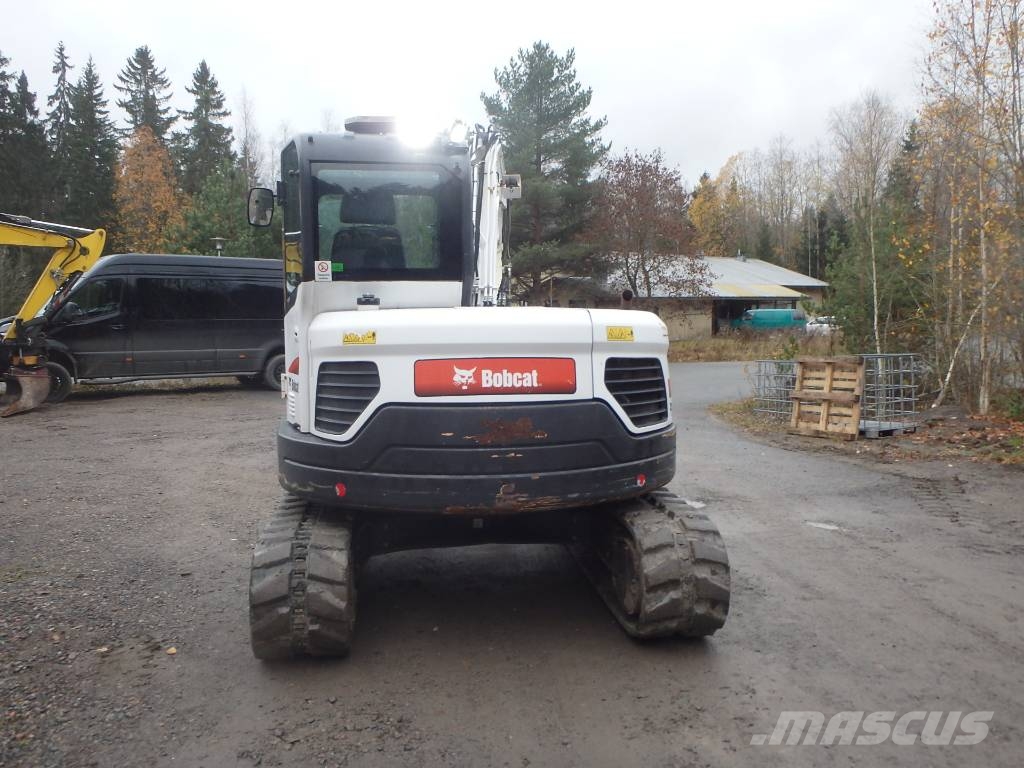 Bobcat E 85 Engcon + pihdit حفارات وسط 7 طن - 12 طن