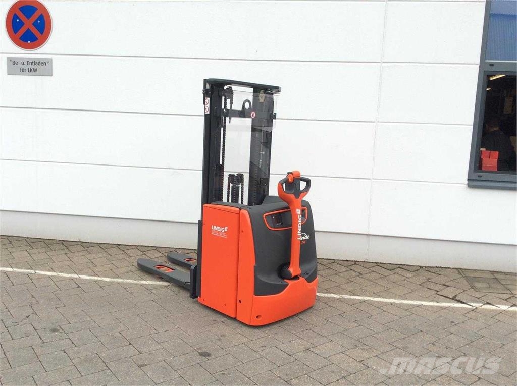 Linde L14 Παλετοφόρα πεζού χειριστή με ιστό