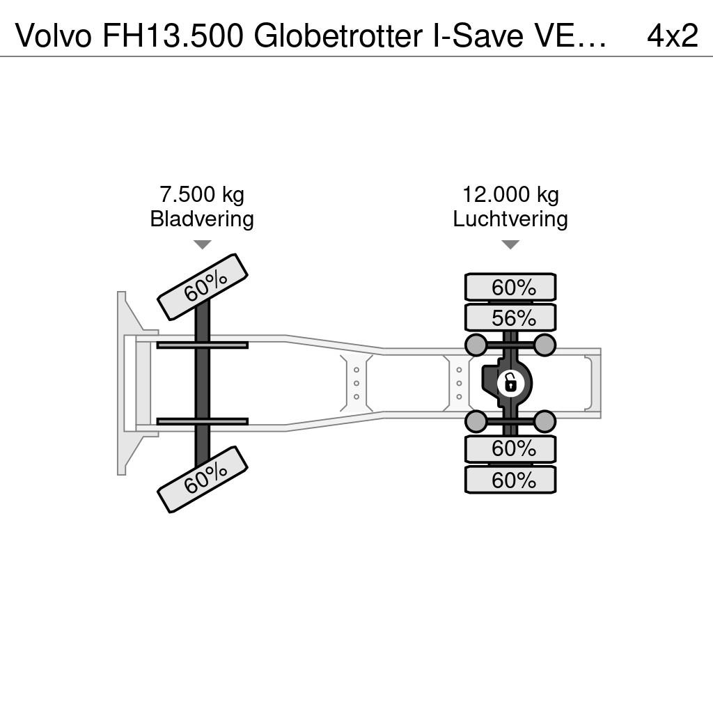 Volvo FH13.500 Globetrotter I-Save VEB-Plus وحدات الجر