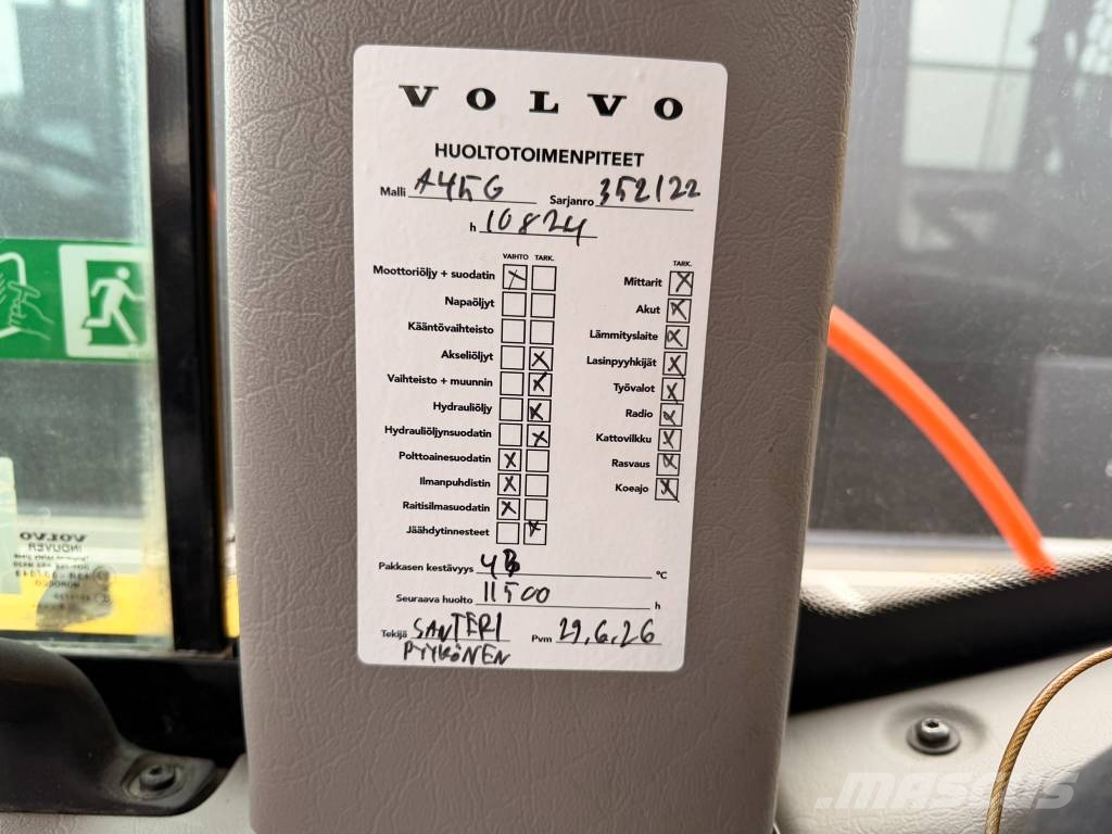 Volvo A 45 G Hieno kunto! Зчленовані самоскиди