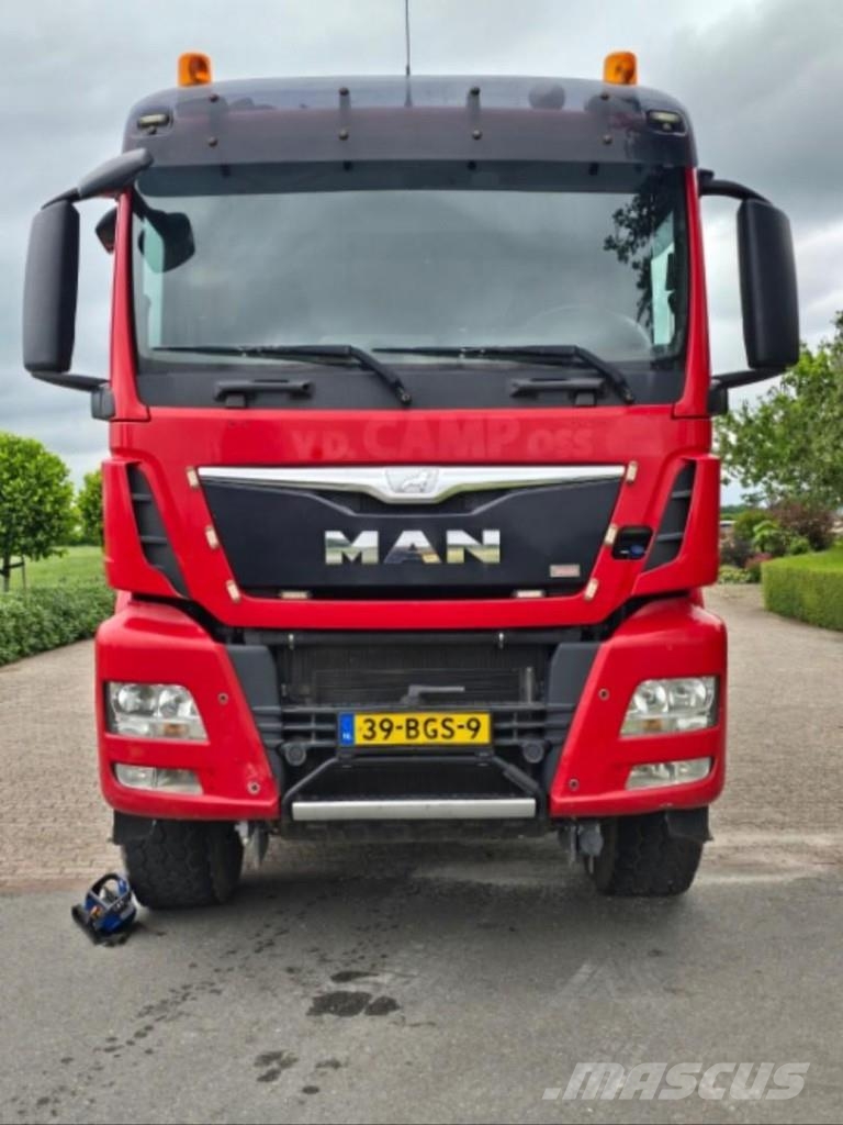 MAN TGS 33.400 6X6 BH WVT WS Z-crane/TIPPER!! EURO 6!! شاحنات قلابة