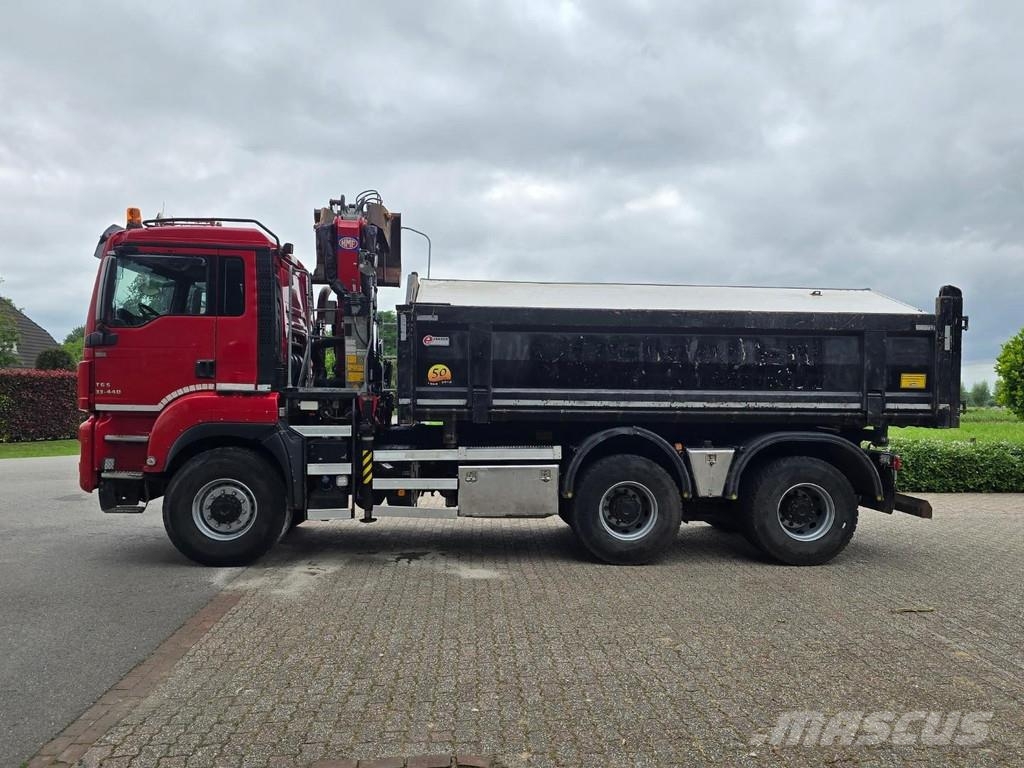 MAN TGS 33.400 6X6 BH WVT WS Z-crane/TIPPER!! EURO 6!! شاحنات قلابة