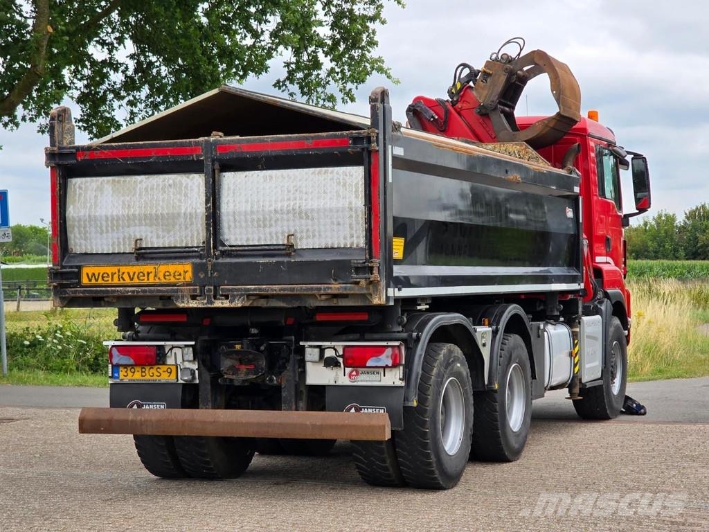 MAN TGS 33.400 6X6 BH WVT WS Z-crane/TIPPER!! EURO 6!! شاحنات قلابة