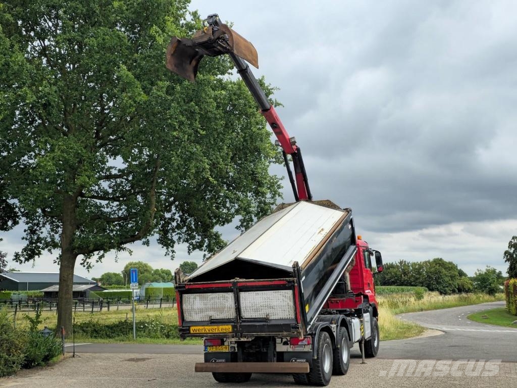 MAN TGS 33.400 6X6 BH WVT WS Z-crane/TIPPER!! EURO 6!! شاحنات قلابة