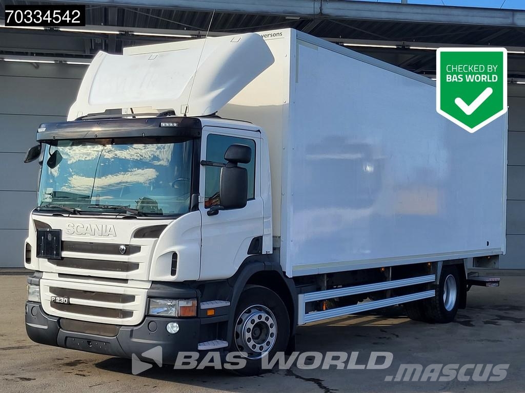 Scania P230 4X2 19tonner Automatic 1500kg Ladebordwand Eu ボックスボディー、ウイング、箱車