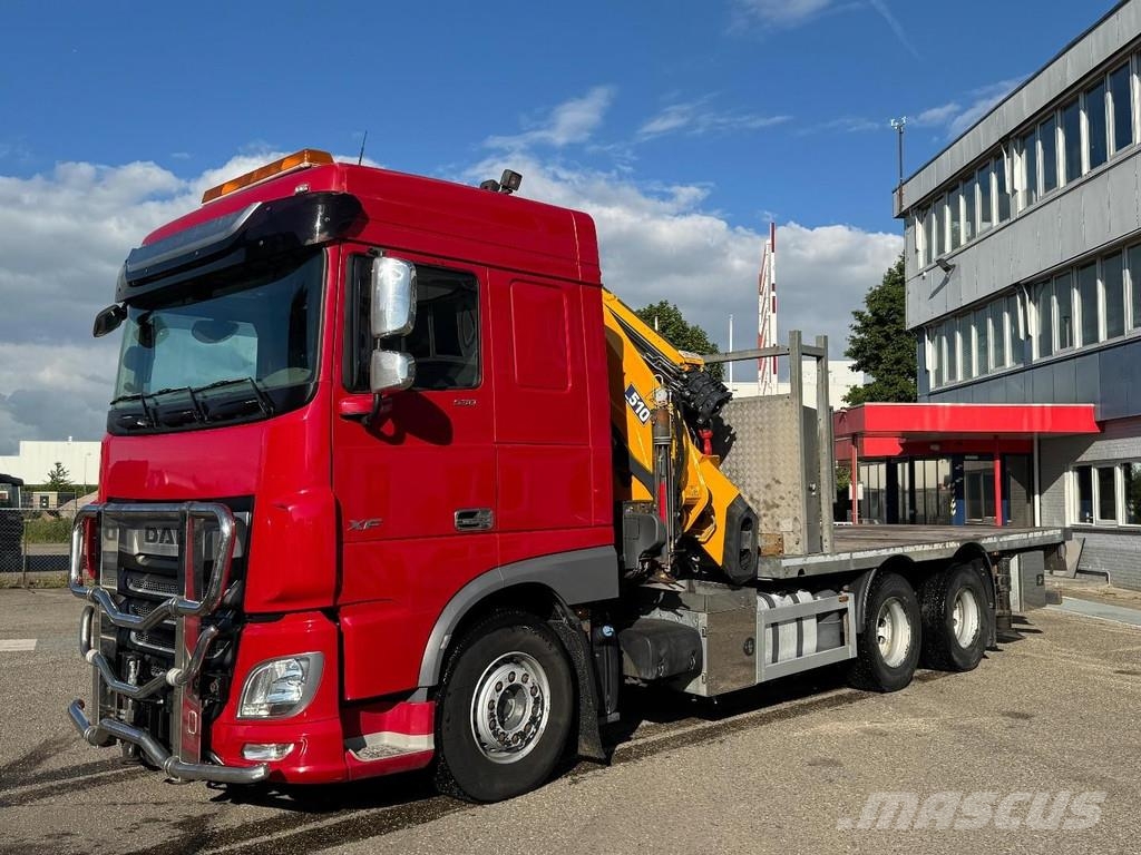 DAF XF 530 COPMA 510.7 + FLYJIB + REMOTE + FRONT STAMP Φορτηγά Kαρότσα με ανοιγόμενα πλαϊνά