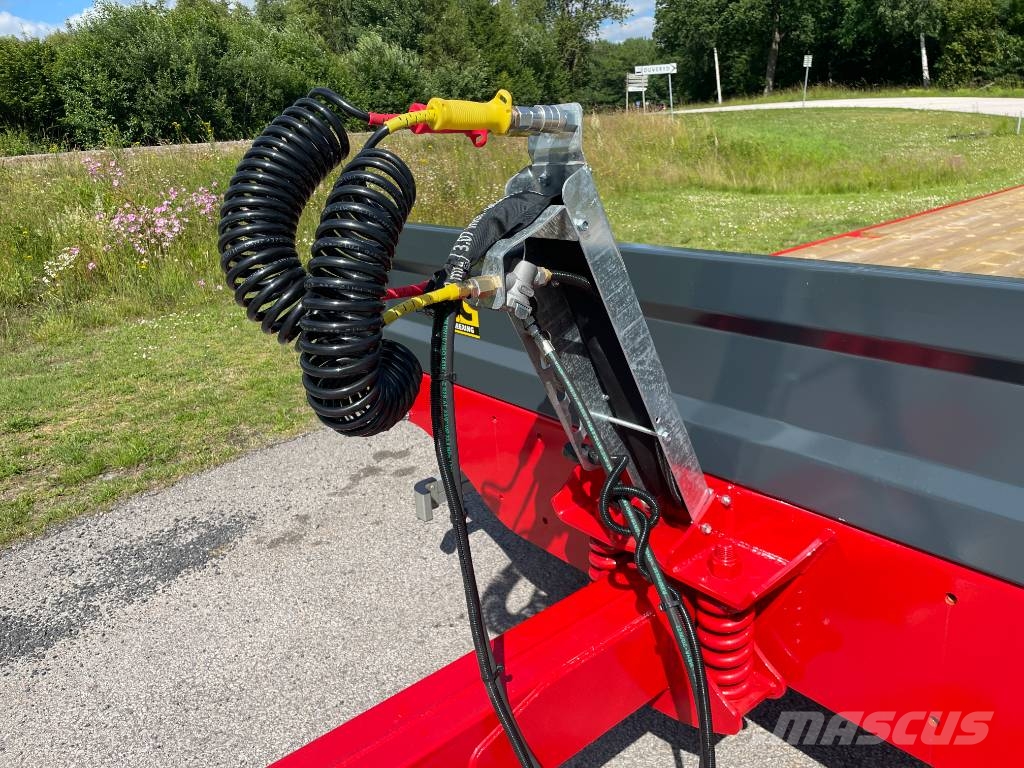 NC 2axl traktordragen maskintrailer 16T Góndola de cama rebajada