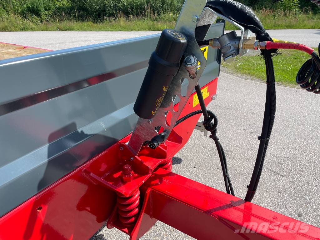 NC 2axl traktordragen maskintrailer 16T Góndola de cama rebajada