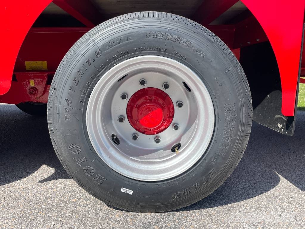 NC 2axl traktordragen maskintrailer 16T Góndola de cama rebajada