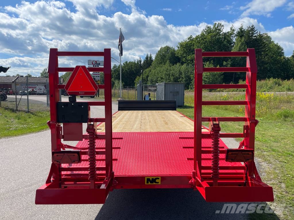 NC 2axl traktordragen maskintrailer 16T Góndola de cama rebajada