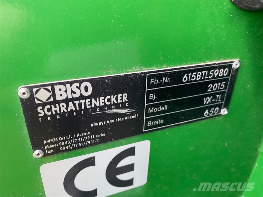Biso VX Crop Ranger Trendline Light 650 Cabezales cortadores