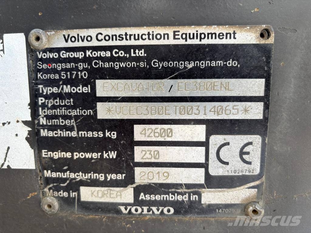 Volvo EC 380 EN L Telakaivukoneet