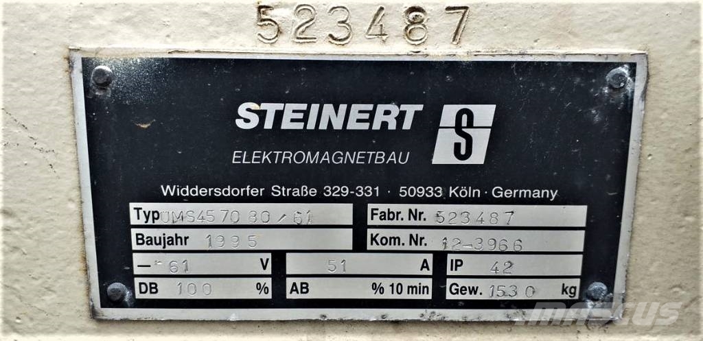 Steinert Separator elektromagnetyczny | Electromagnetic Sortieranlage / Abfallsortieranlage
