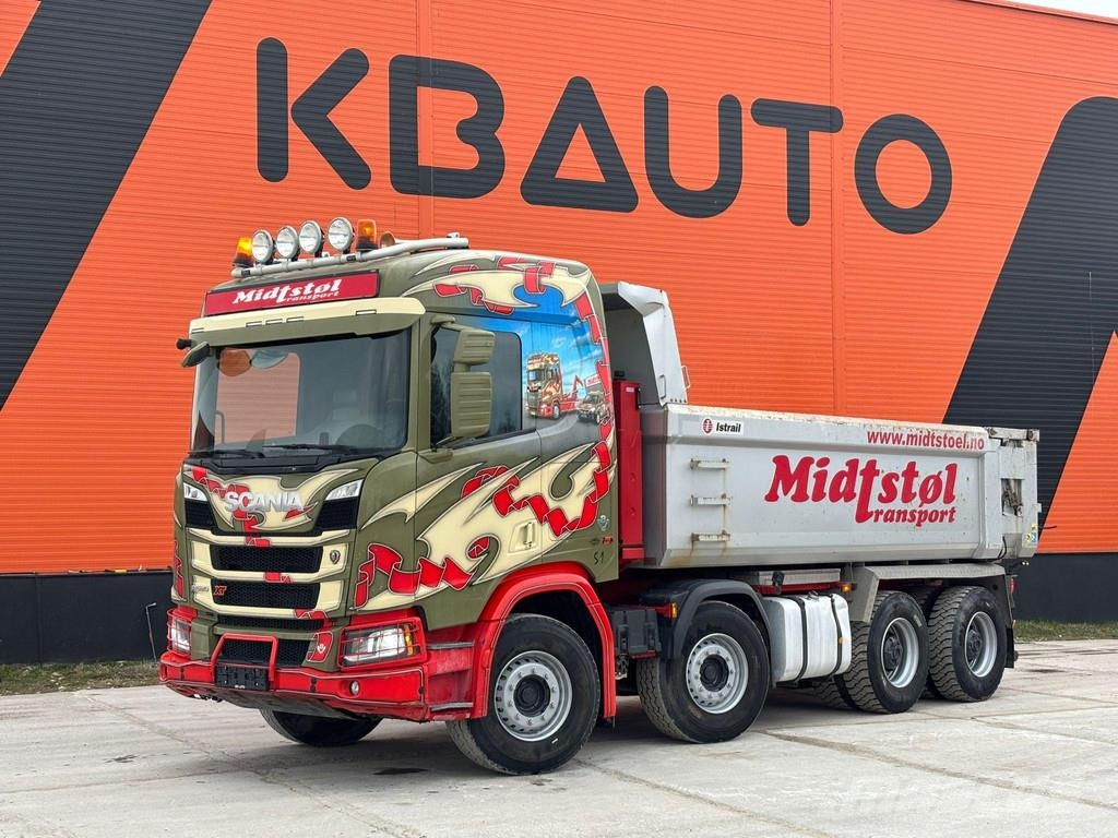 Scania R 520 8x4 RETARDER / FULL STEEL / BOX L=5565 mm Kiperi kamioni