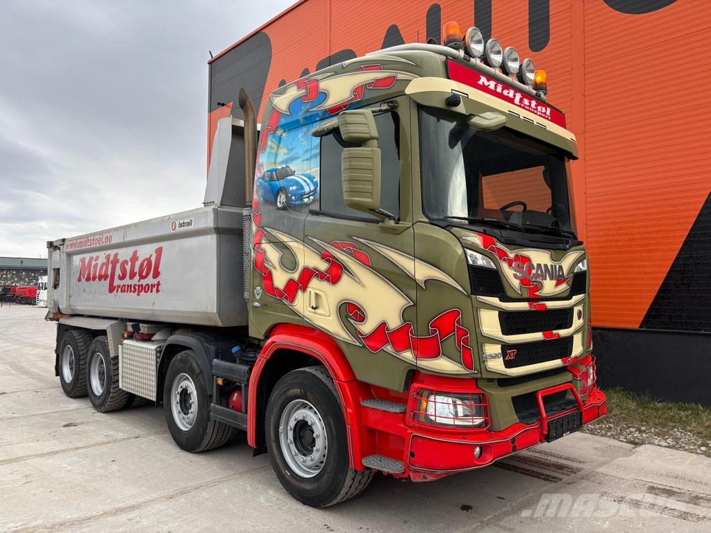 Scania R 520 8x4 RETARDER / FULL STEEL / BOX L=5565 mm Kiperi kamioni
