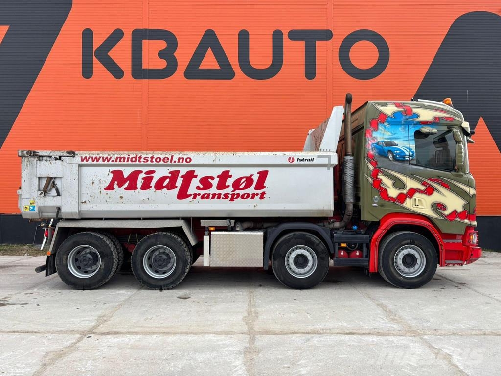 Scania R 520 8x4 RETARDER / FULL STEEL / BOX L=5565 mm Kiperi kamioni