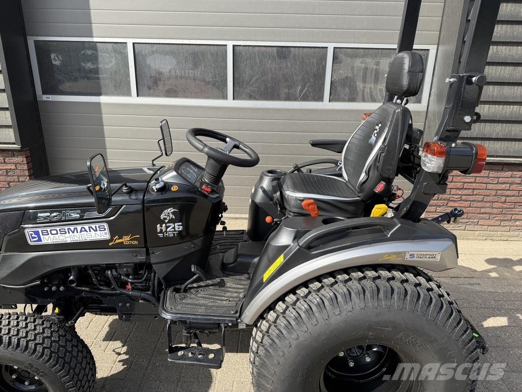 Solis 26 HST minitractor NIEUW BLACK EDITION hoge gazonb Traktory